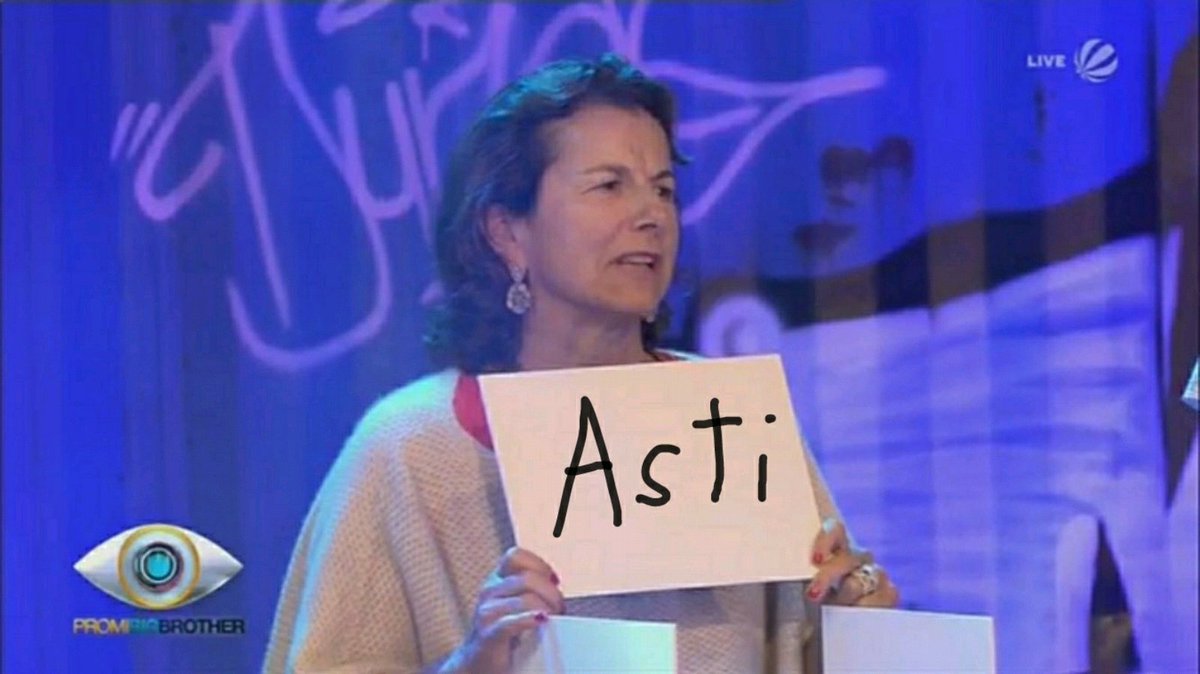 "Isch dacht, isch soll druff schreibe, was raus soll!?" #PromiBB