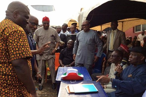 The Anambra State PDP Caretaker Committee led by ABC Nwosu, effectively took over Party's Secretariat & inaugurated LG Area Caretaker Committees.