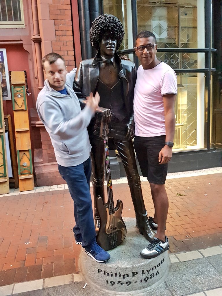 OldDublinTown's tweet photo. Its #Philos Birthday Weekend #ThinLizzy
@BruxellesBars @TGSDublin @BlackRoseTrib @MickHanley1032 @VisitDublin #bashforphilo #Dublin https://t.co/jU0MurwIde