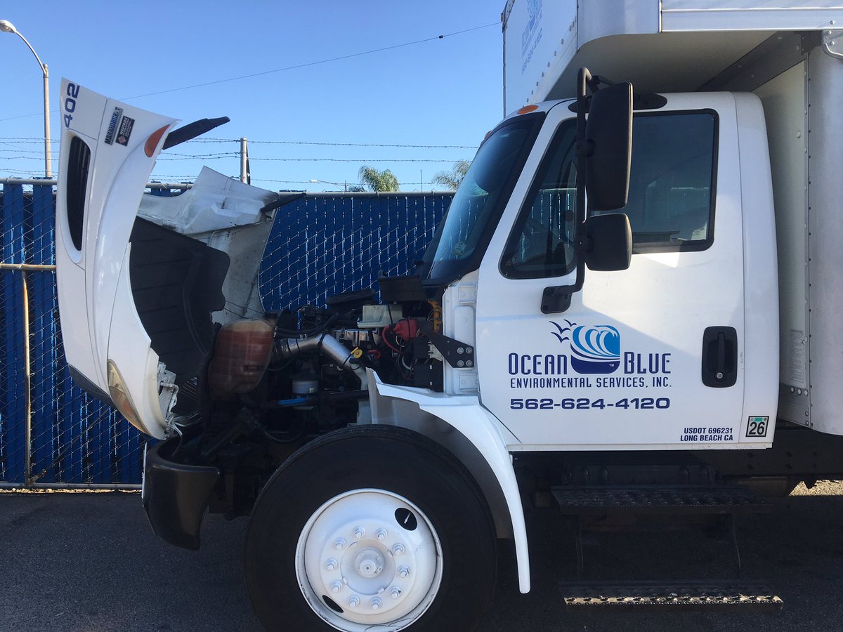 AirlimitsPass's tweet photo. Ocean Blue Environmental Services, Inc in Long Beach has AIRLIMITS perform annual #opacity #smoketest on Diesel fleet of 20. https://t.co/rZUuin0GeN