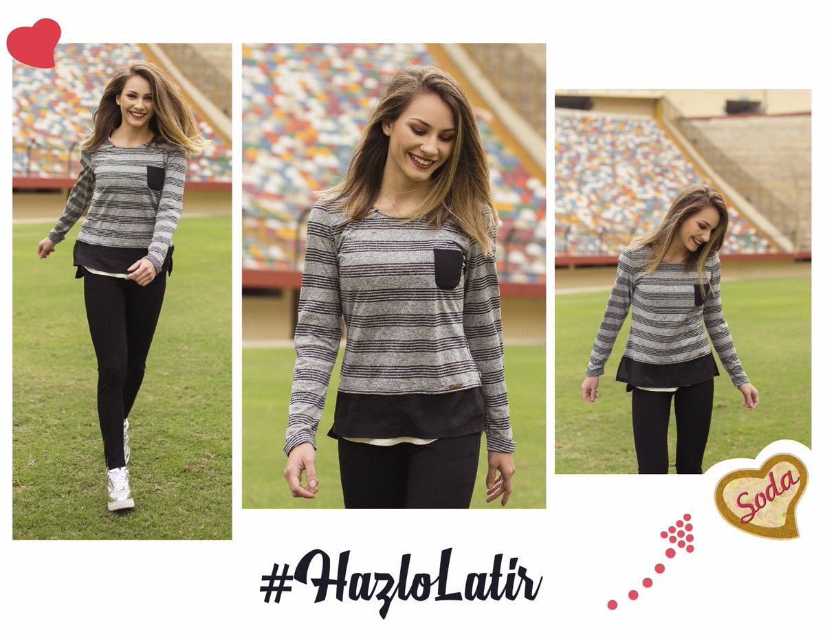 SodaOficial's tweet photo. Despierta corazones #HazloLatir #Soda #Colección #Invierno17 De venta en @RipleyenPeru @SodaOficial https://t.co/brZnamxGGr