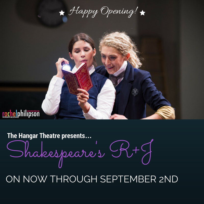 HangarTheatre's tweet photo. Happy Opening to the cast & crew of SHAKESPEARE'S R&J! Don't miss this special adaptation #twithaca #Hangar2017 #Shakespeare #Romeo #Juliet https://t.co/wCNJgHb7qJ