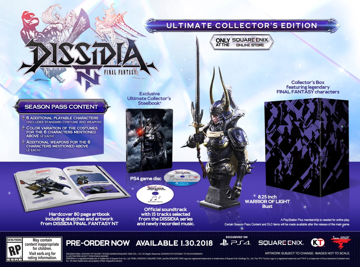 FinalFantasy's tweet photo. All you need to know for #Dissidia Final Fantasy NT editions for North America found here! https://t.co/Jw63MIrAo0 #FF30throwdown https://t.co/osh206Oh7i