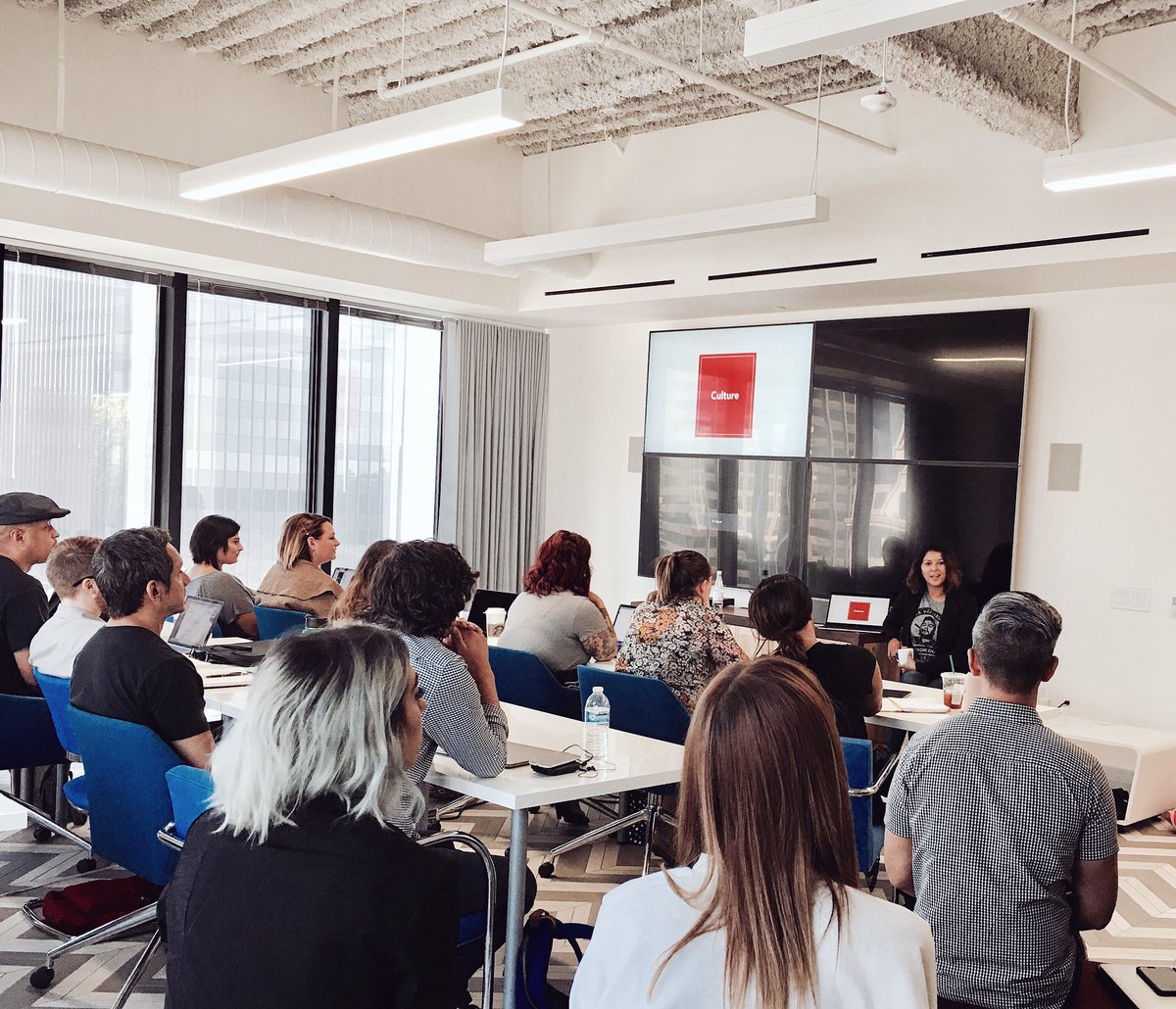 "We invest in people. We don't bring people that will fit our culture, rather, add to it" <a href="/ChristineCarril/">Christine Carrillo</a> @HelloJoany #proudCoFounder