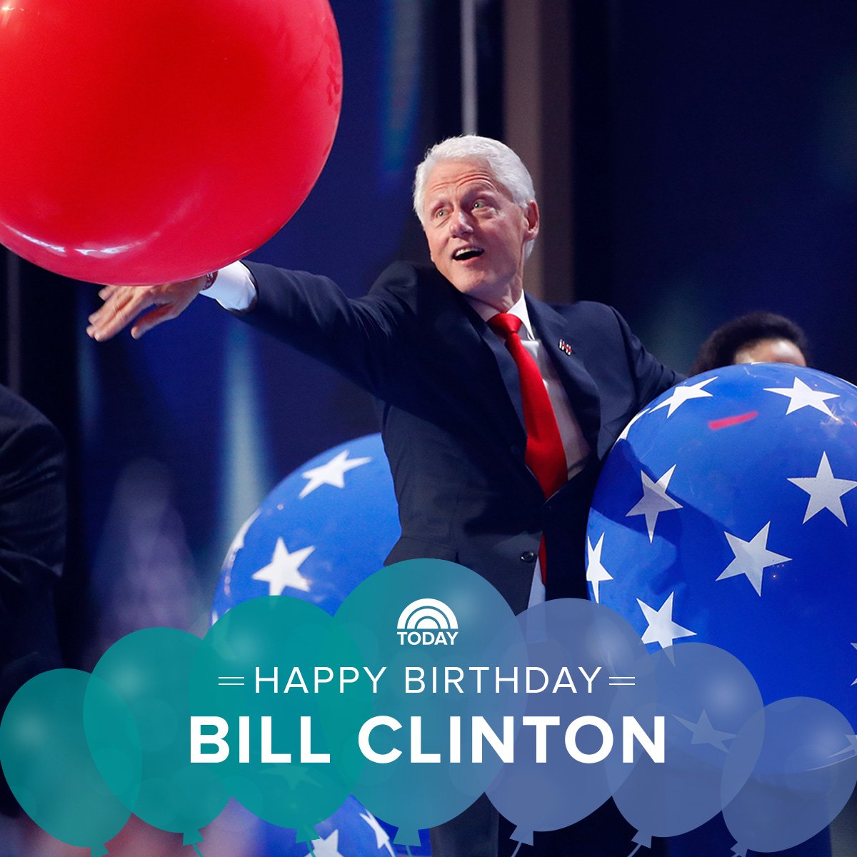 Happy birthday, Bill Clinton!  