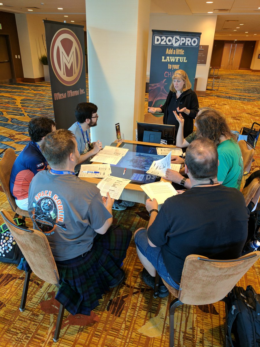 d20pro's tweet photo. Here’s a peek at the #Starfinder games we're running at #GenCon with #D20PRO. Checkout our #GenCon50 lineup here: https://t.co/wsMJLdQ8pb https://t.co/xBHifDma4Q