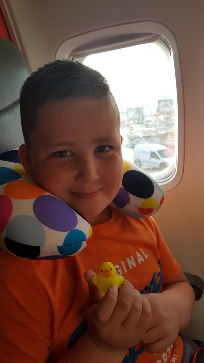 jaxm330's tweet photo. Darnell the duck on his way to the Algarve @StOswaldsCE https://t.co/5RBPB676Sn