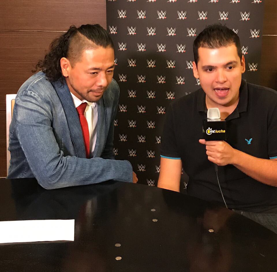 wweespanol's tweet photo. Los amigos de @mediotiempo entrevistan a @ShinsukeN antes de #SummerSlam! No se lo pierdan!! https://t.co/MSjPX19j60