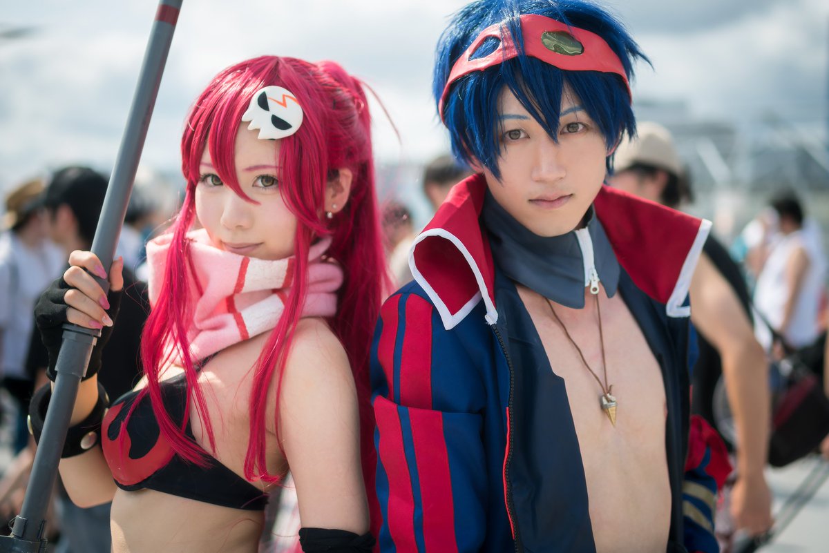 ひまわり 次はコスサミ 17 8 13 コミケ3日目 微睡ゆめこさん Madoromizz Zooさん Infelzoo 天元突破グレンラガン ヨーコ シモン C92 C92コスプレ