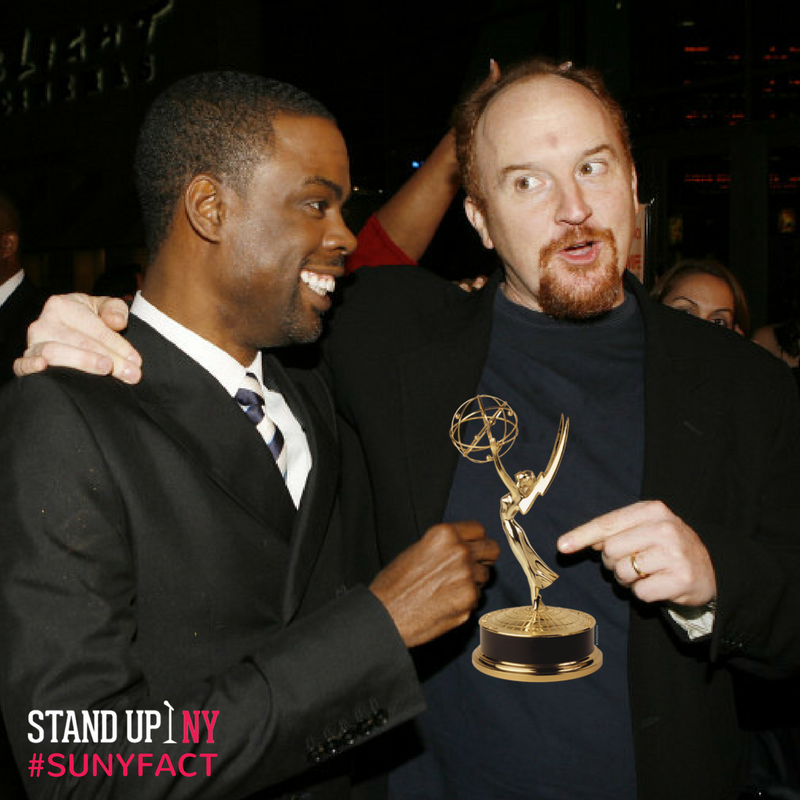 StandUpNY's tweet photo. #SUNYFACT Louis CK's first emmy award was not for his hit show "Louie" but rather for his writing at the Chris Rock Show in 1999. https://t.co/qYGlJGI9qg