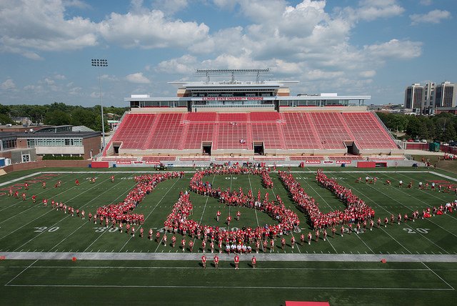 ISURedbirds's tweet photo. @IllinoisStateU Students! Join in on a Redbird tradition at 3:30 pm directly before the @RedbirdFB scrimmage for the annual spirit photo! https://t.co/ipp5Po4RDH