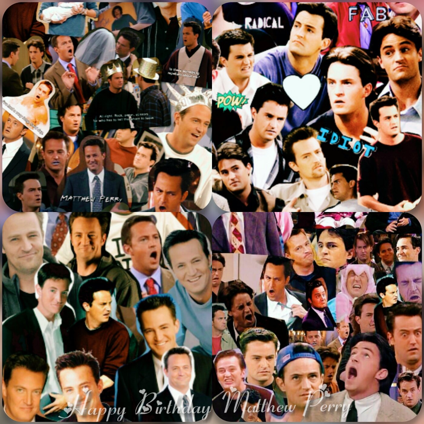 Happy Birthday Matthew Perry  Sarcastic Idol 