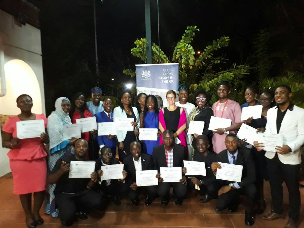 Chevening pre-departure reception in Lagos.#CheveningNG2017