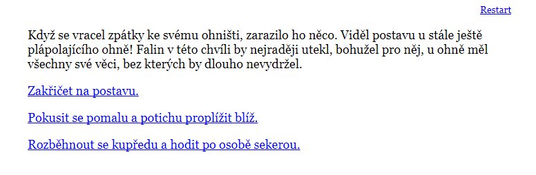 marek_skreko's tweet photo. Často budete postupovat hrou, volením jedné z možností jak se zachovat - jako v klasickém gamebooku. https://t.co/fW9AgA5qvN