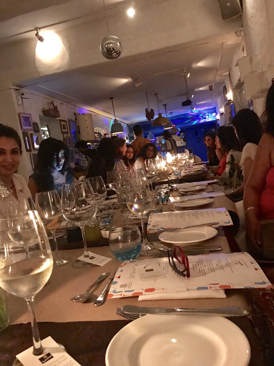 suneetakanga's tweet photo. Lovely all women's #Nederberg #winemakers #SitDownDinner with #AndreaFreeBorough @Olive #Mumbai Thank you  @AspriSpirits @MohantySweta https://t.co/yyFa07WmH9