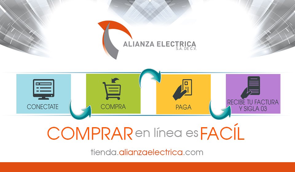 AlianzaElect's tweet photo. Ahora es más fácil y rápido realizar tus compras con nosotros, visita nuestra tienda en línea y vive la experiencia https://t.co/91L25r4Uzt https://t.co/BM7SlscNDs