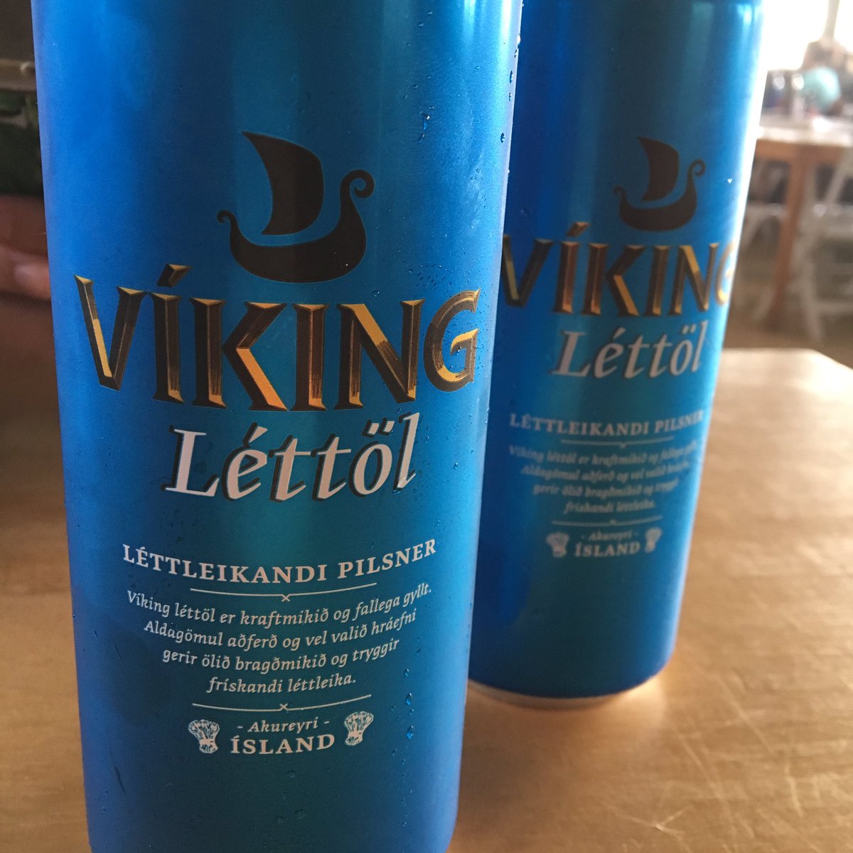Ladydownstairs's tweet photo. Fait soif #localbeer #bièrelocale #iceland #vikingléttöl #akureyri #madehere #island #islande #vikingstuff #braveasaviking #potionmagique https://t.co/uRMLdJW4c4