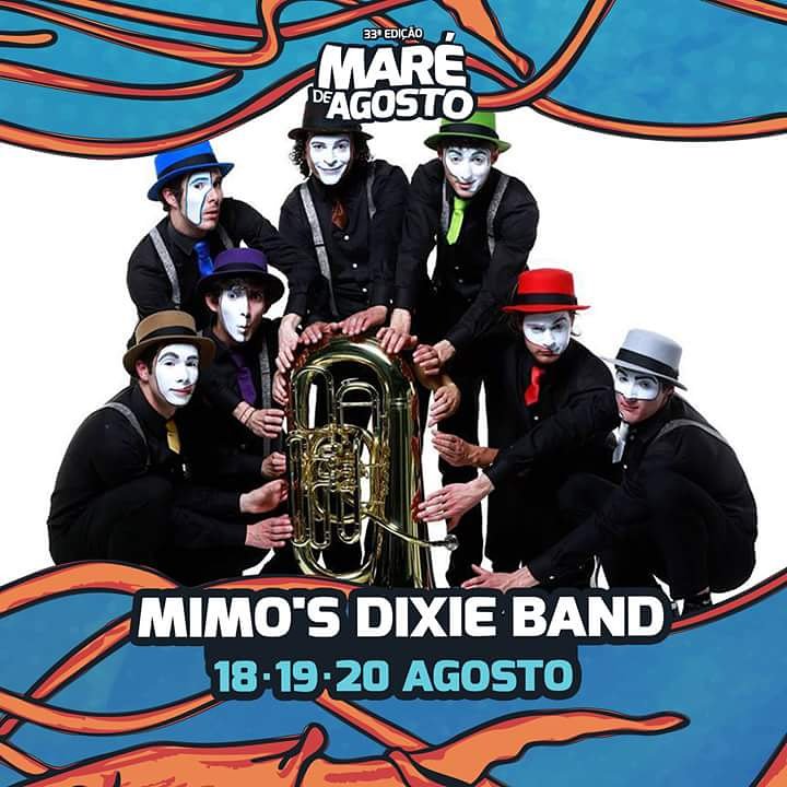 maredeagosto's tweet photo. Já encontraste os Mimo's Dixie Band? São os responsáveis pela a animação de rua todos os dias do festival às 21h00. ✌️😶

#maredeagosto33 https://t.co/nOtiHLK859