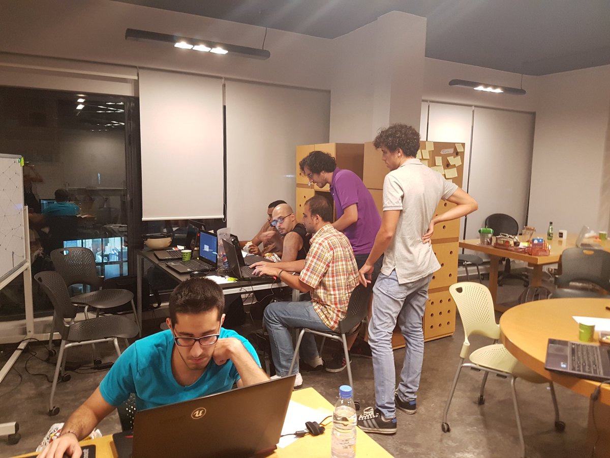 ArabArcade's tweet image. Brainstorming is over. Let's get to work!

#aagamejam