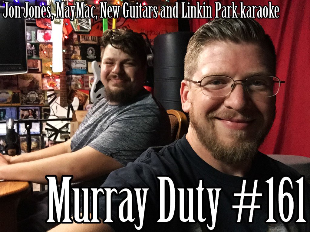 MarkTheMurray's tweet photo. Murray Duty #161 – Jon Jones, MayMac, New Guitars and Linkin Park karaoke https://t.co/ueBotBnvSf https://t.co/eBngWXgqQJ