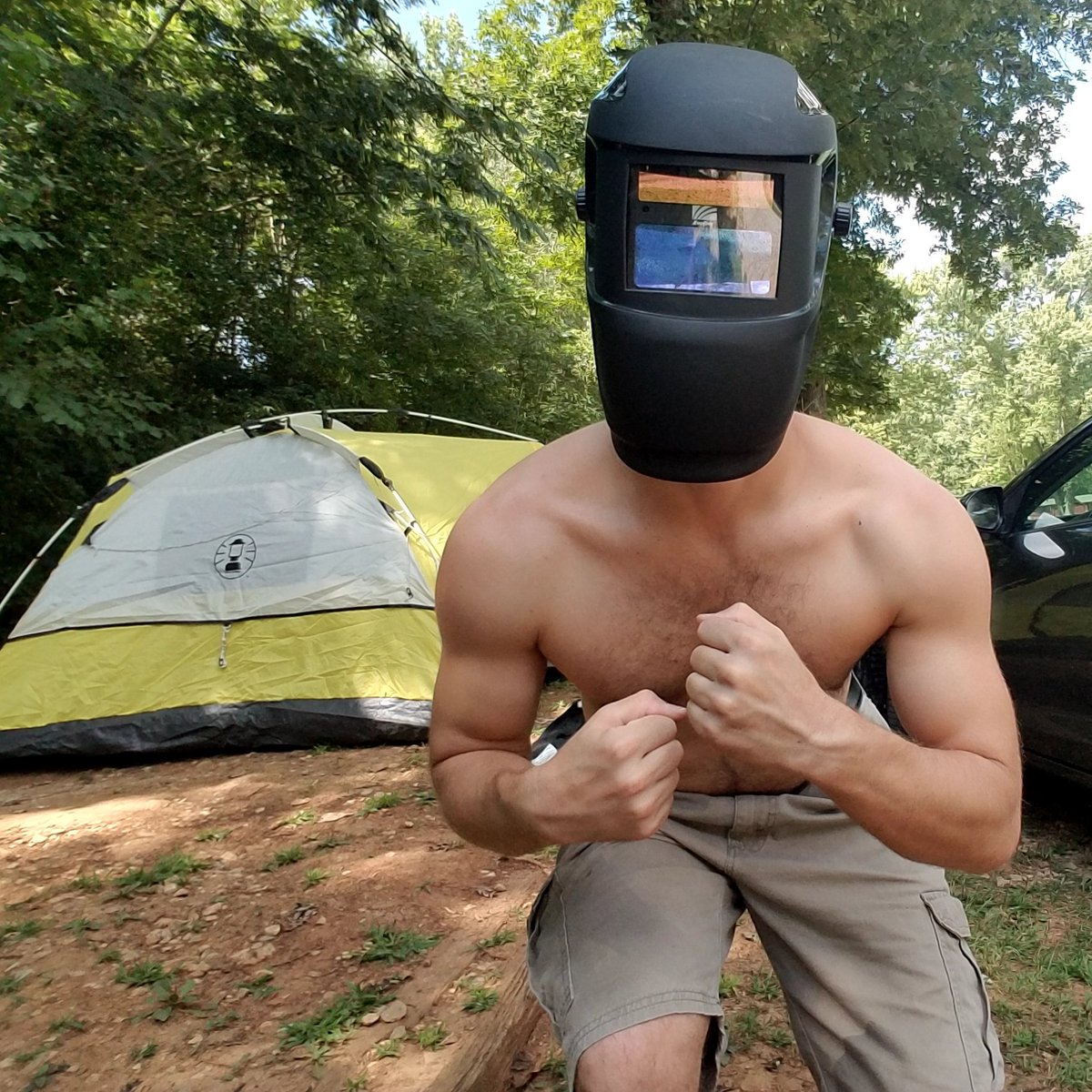 CharlesWieand's tweet photo. I'm pumped &amp; ready for the Eclipse! #DarthCharles #SunWars #GunWars #Damn..I look sexy when you can't see my face.. https://t.co/iPK0ND8rlG