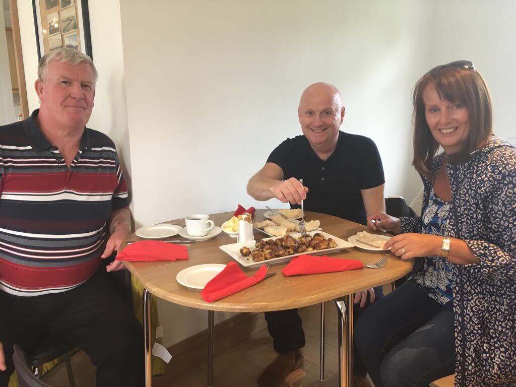 LoughNeaghEels's tweet photo. What a treat at Lock keepers cottage in Toome. No better place to sample Lough Neagh Eel &amp; get to meet the fisherman that caught &amp; cooked! https://t.co/f4yB0jLjgJ