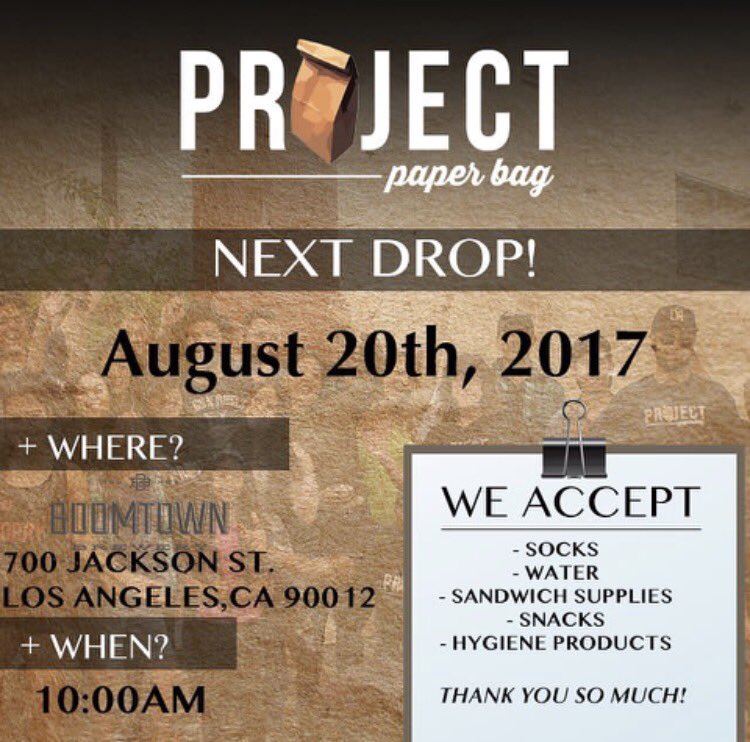 MariaRoseYogi's tweet image. Help us share #realgoodkarma by supporting @projectpaperbag They take donations and supplies! DM @nattcity !