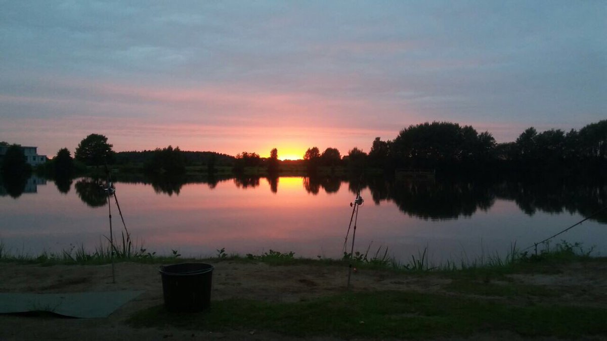 AngelsportSH's tweet photo. Mit diesem tollen Schnappschuss vom Trelleborgsee schicken wir euch in ein schönes Wochende und #fangwas !
#angeln #fishing #sunrise https://t.co/QxhDIQPeGa