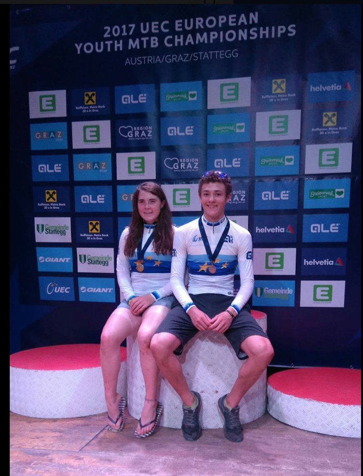 ICYMI it's All over British Cycling... ALL OVER IT. Oh, hang on... our European youth MTB champs, Hattie and Charlie 😍