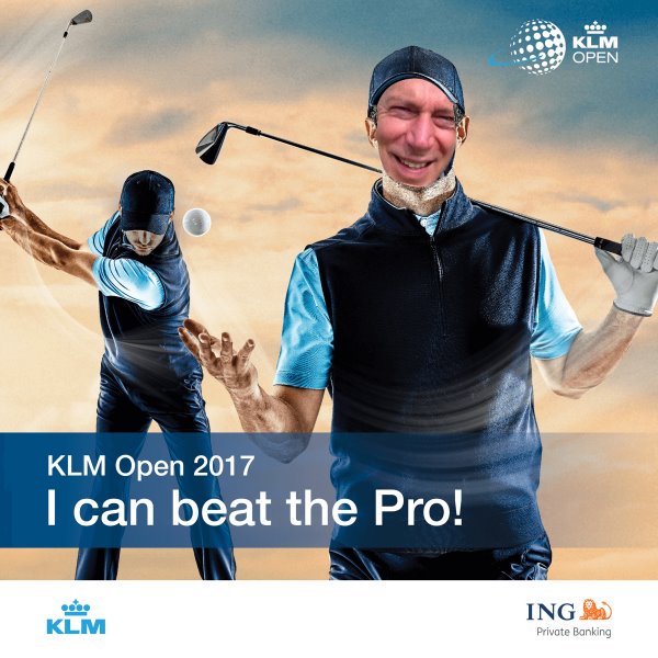 Spannend, in de strijd om mee te doen met "Beat the Pro" bij #KLMOPEN begin september op <a href="/GolfTheDutch/">Golfcourse The Dutch</a> !