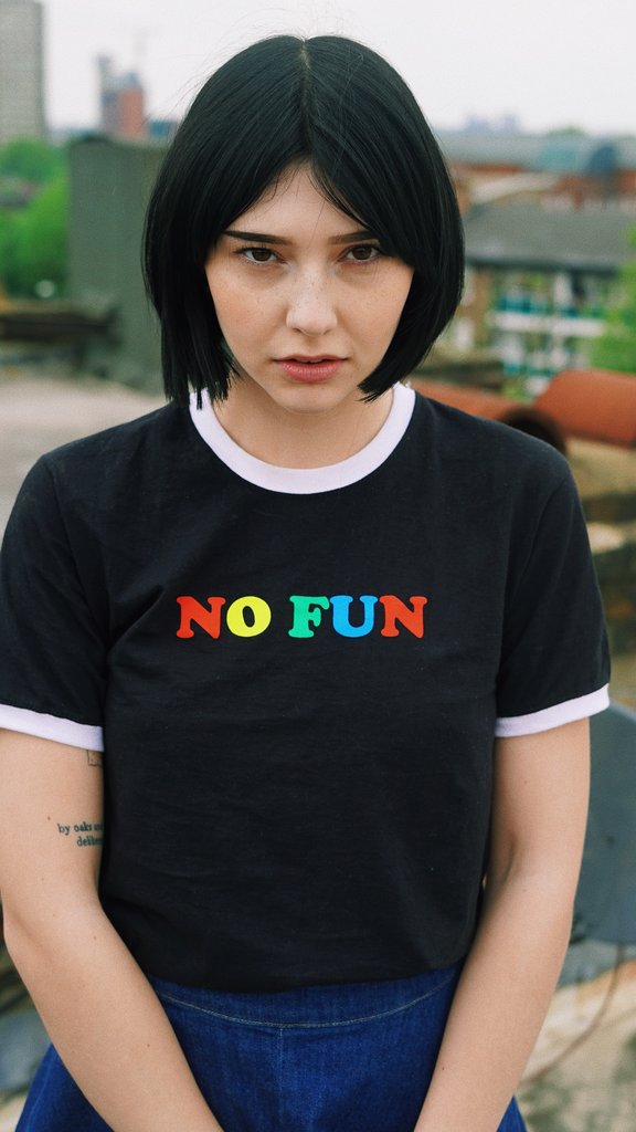 Urban Backwoods Fun Women's T-Shirt Without Battery, Anti-E-Bike