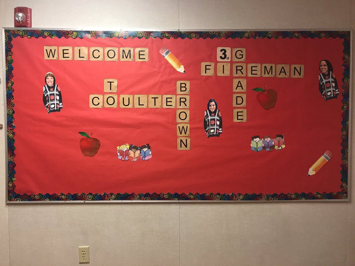 Fireman3rdGrade's tweet photo. Ready for the kids in #3rdgrade!  #bestteam #2kschool #applesweaters https://t.co/JJ6x3GfYYr