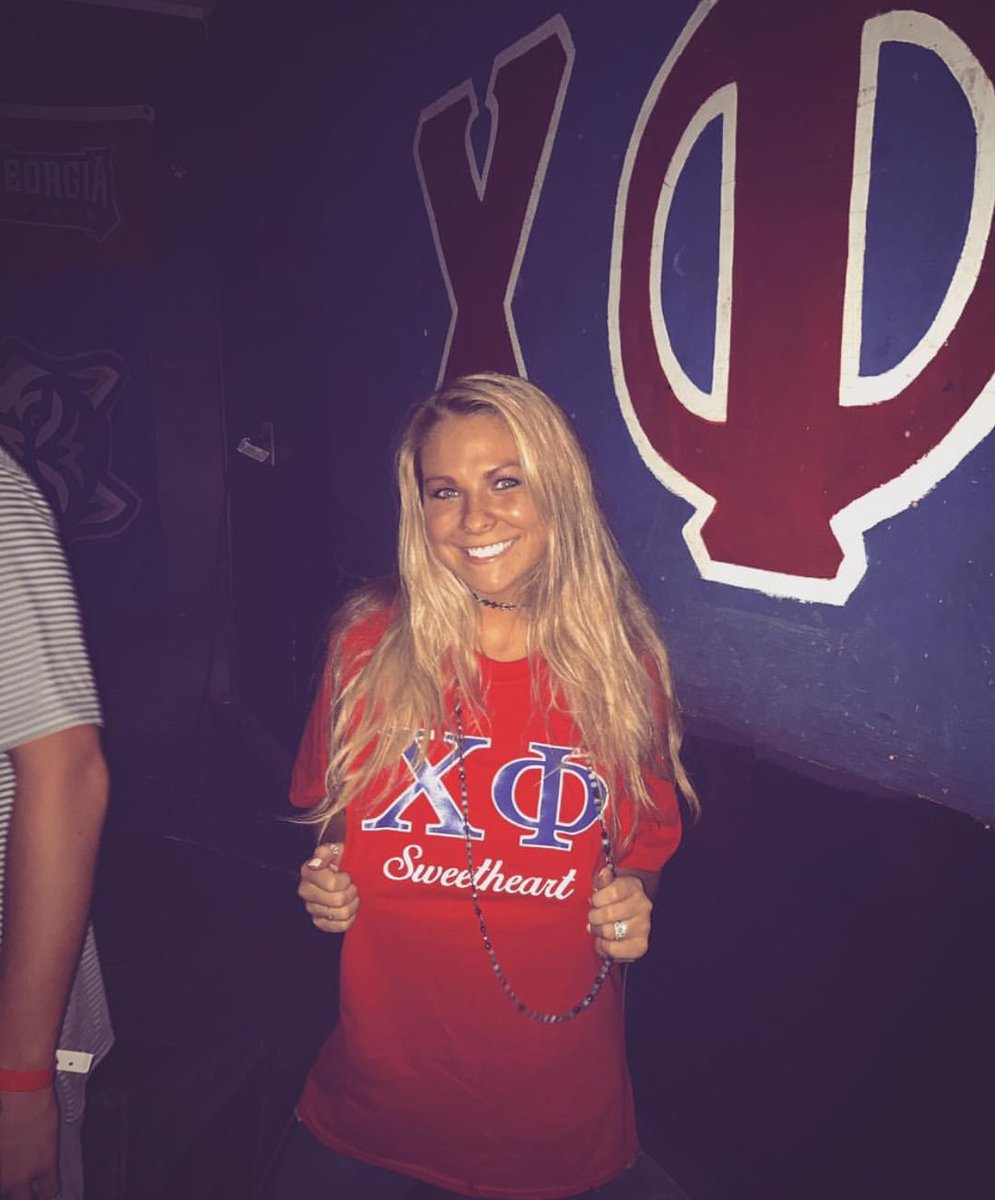 AlphaXiDeltaUWG's tweet photo. Congratulations to our sister @savannahgantt for making on @chiphiaz's sweetheart court last night! We are so happy for you! 💕 https://t.co/UfGKOoyn15