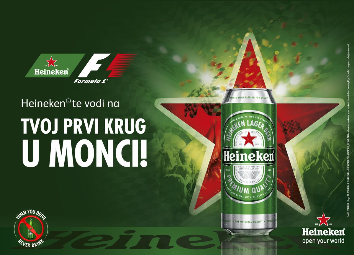 MarcoCvetkovic's tweet photo. Heineken vas vodi na trku Formule 1 u Monci https://t.co/UivJbnPyAN #AdriaDaily https://t.co/cltOdK33Mb