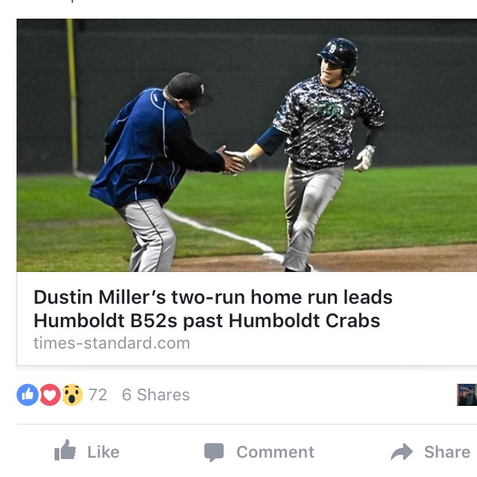 HumboldtB52s's tweet photo. #NewProfilePic #DMiller #Genuine #MVP @DustinMiller925 https://t.co/mCUVI80qUU