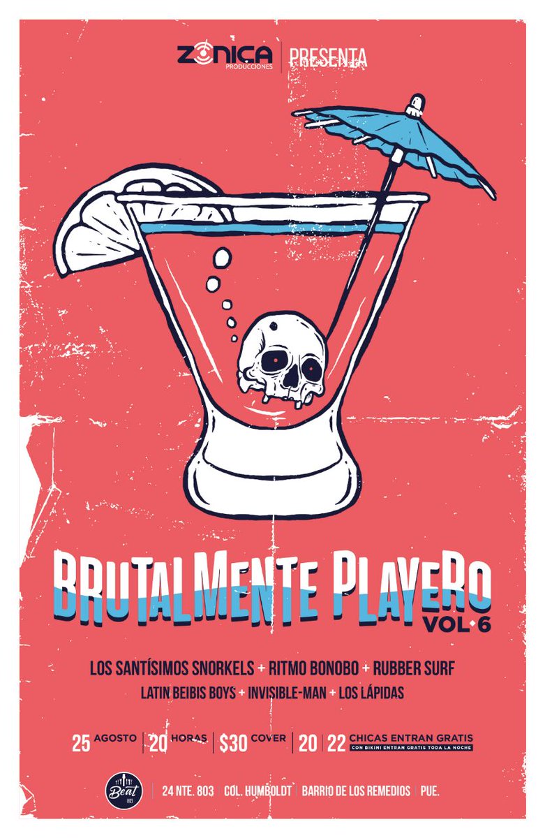Preparen los bikinis #BrutalmentePlayeroVol6. 25/08/16 en <a href="/beatpueblamx/">Beat 803</a>