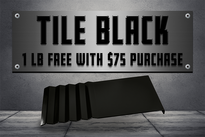 columbiacoating's tweet photo. THIS WKND ONLY: Get 1 FREE lb of Tile Black when you spend $75! https://t.co/lZwBoh2raa #freepowder https://t.co/wGcoE15MSS