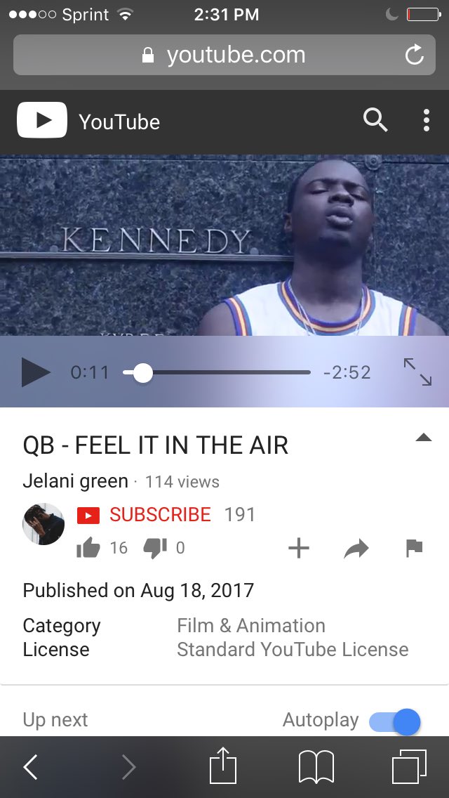 QBFRM50bL's tweet photo. GO watch my Lastest  VID🎥🔥
QB - FeeeL iT in da AiR☁️ https://t.co/tPhkb10ufn