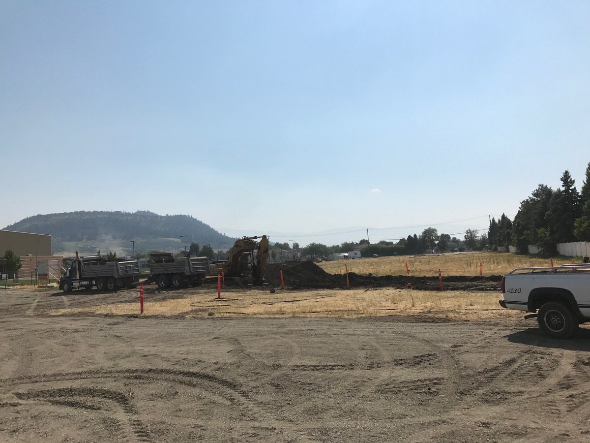 VanMarInc's tweet photo. When one project ends, another one begins! Excited to be breaking ground on our highly anticipated @drysdalerowkel project in Kelowna! https://t.co/611KdT1XIz