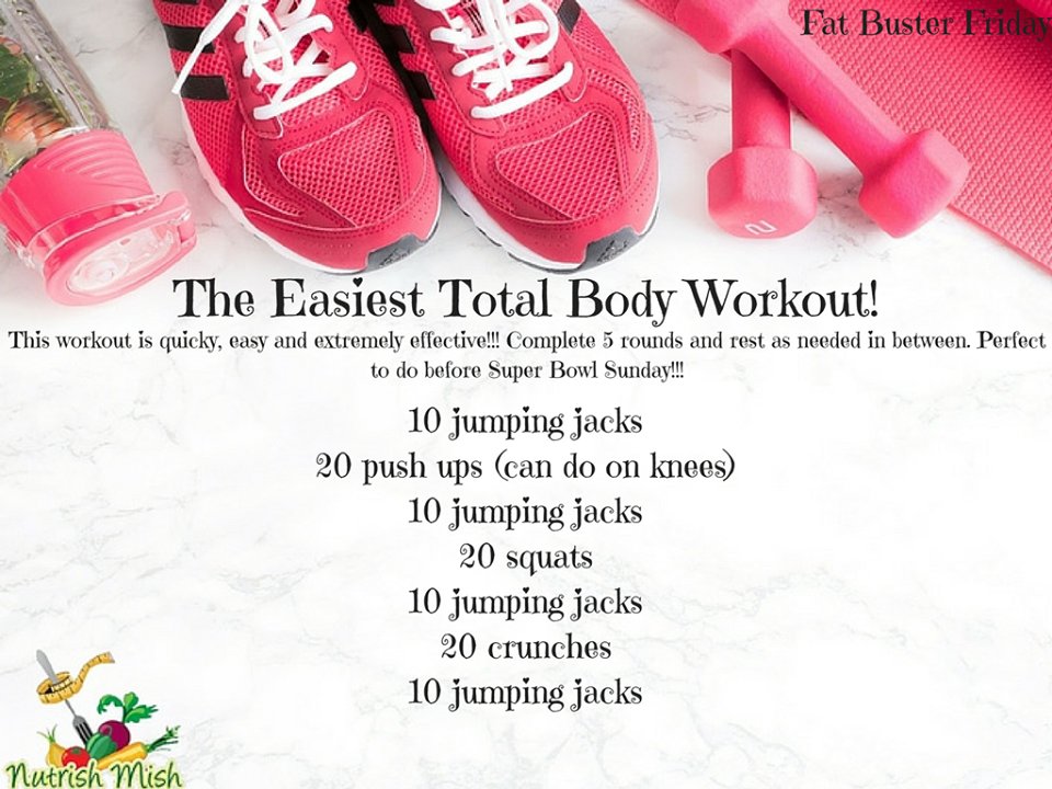 NutrishMish's tweet photo. This week's #FatBusterFriday: Total body workout comprised of simple exercises yet is EXTREMELY effective. #fitness https://t.co/3C5dNyh220