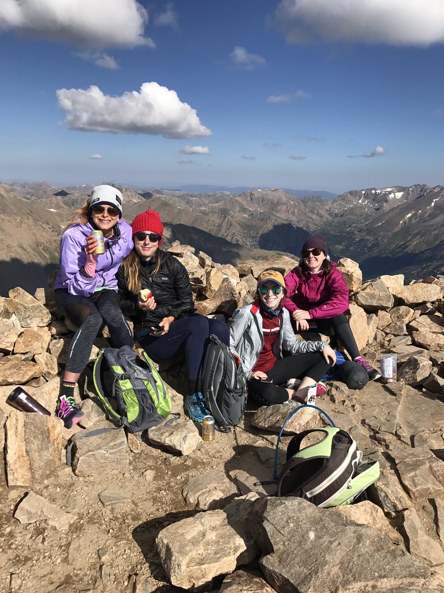 Amazing hike up Mt Elbert this morning! My first 14'er 😍