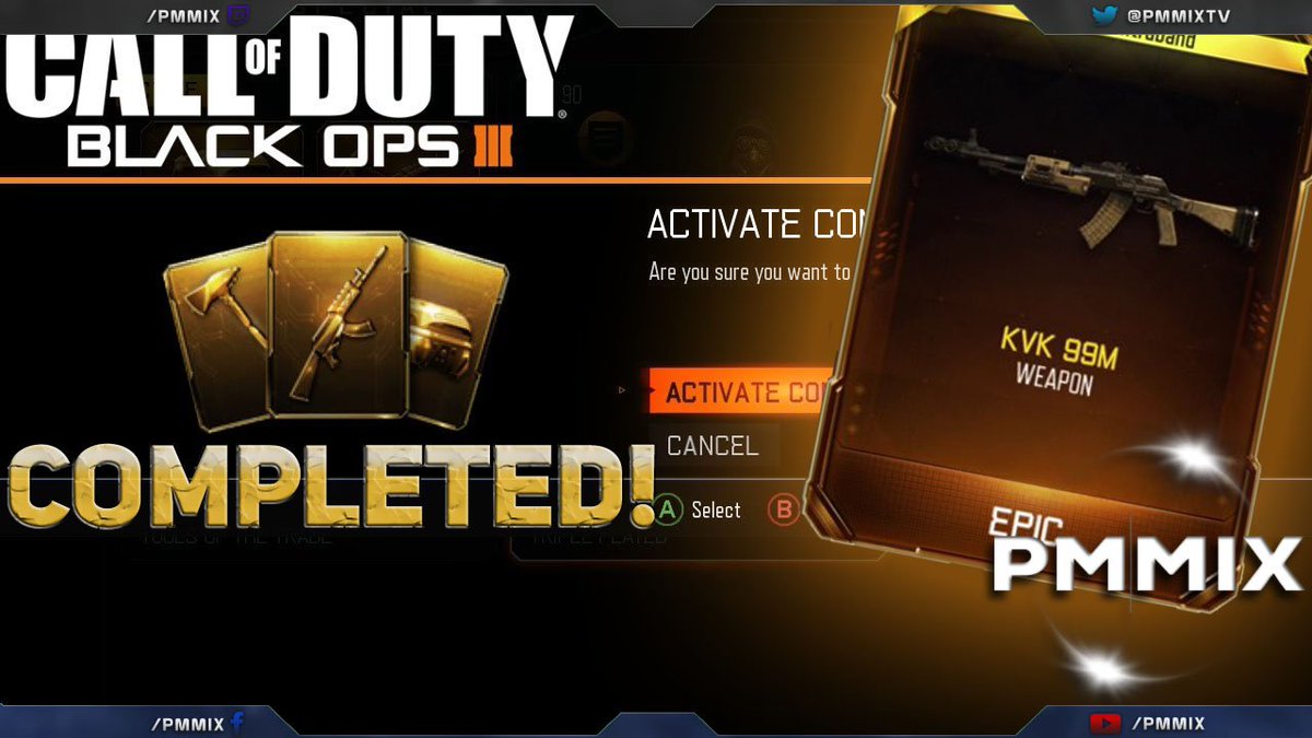 #CallOfDuty #BlackOps3 Triple Played Completed! youtu.be/KKn7qrEVO68  #CODBO3 #videogames