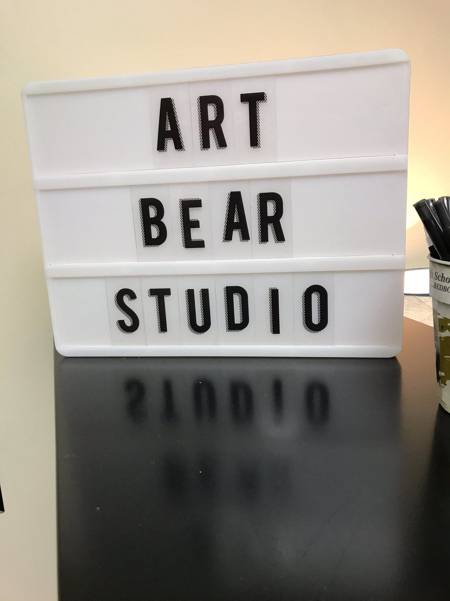 ArtBearStudio's tweet photo. Art Bear Studio is open &amp; ready for creating!!!! Can't wait to see what is made in here!!! #schoolstarting #room #ready @BrinkerPTA https://t.co/tO7k1sGLPL