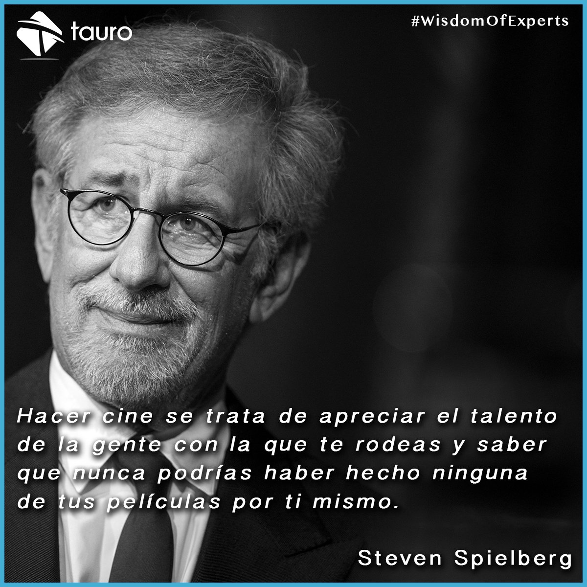 taurodigital's tweet photo. De eso se trata, verdad Steven?
#WisdomOfExperts #elquesabesabe #StevenSpielberg #lascosasclaras https://t.co/4Viw43nssV