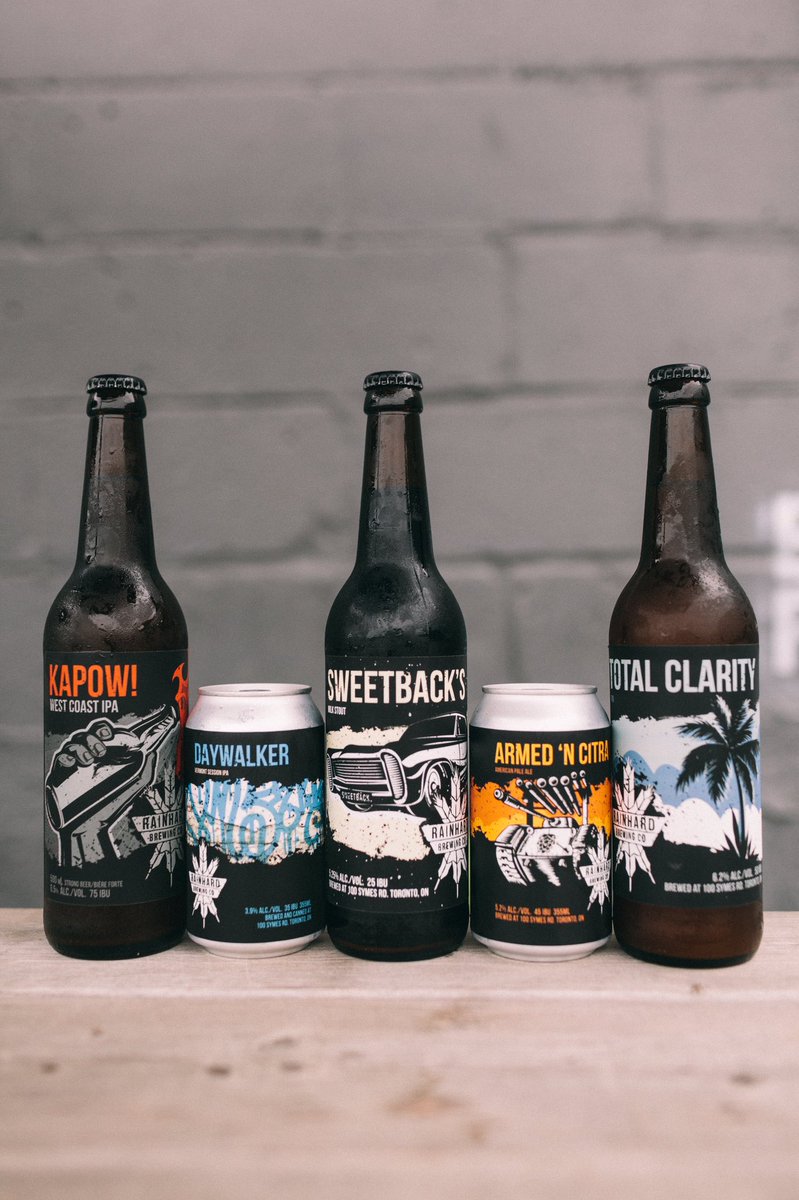 RainhardBrewing's tweet photo. Bottle shop lineup for the weekend! Kapow! is back! #rainhard #toronto #BannonOut https://t.co/lc4IdgzkyC