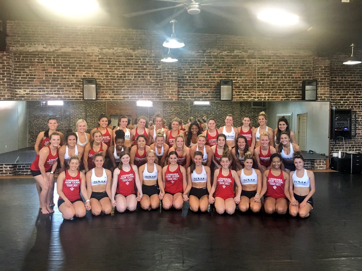 Awesome master class with @ULRaginJazz today! We are super stoke to dominate the field with you guys for the SLU/UL game. See you on 9/2!!🦁🌶