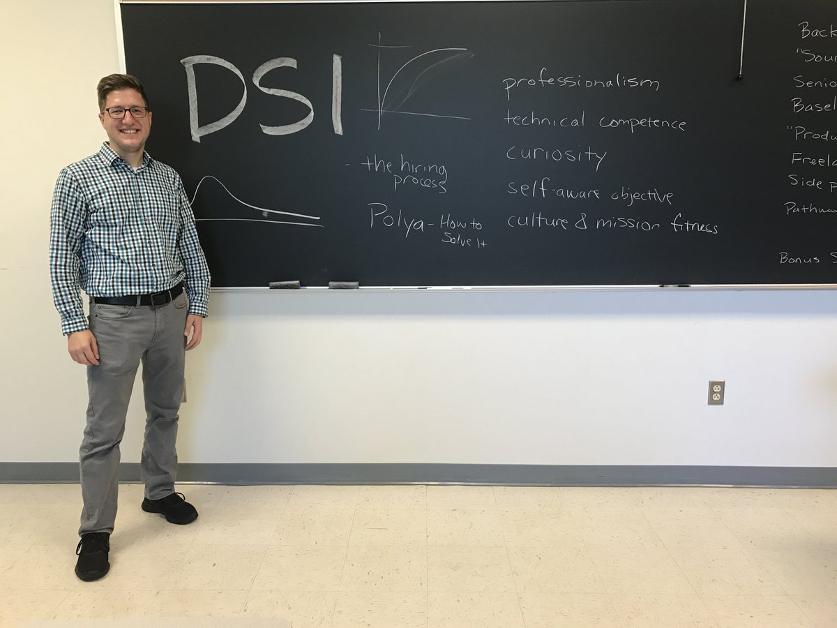 uvadatascience's tweet image. Wrapping up #careerweek with CTO/engineer/recruiter .@rduplain #recruitinghacks