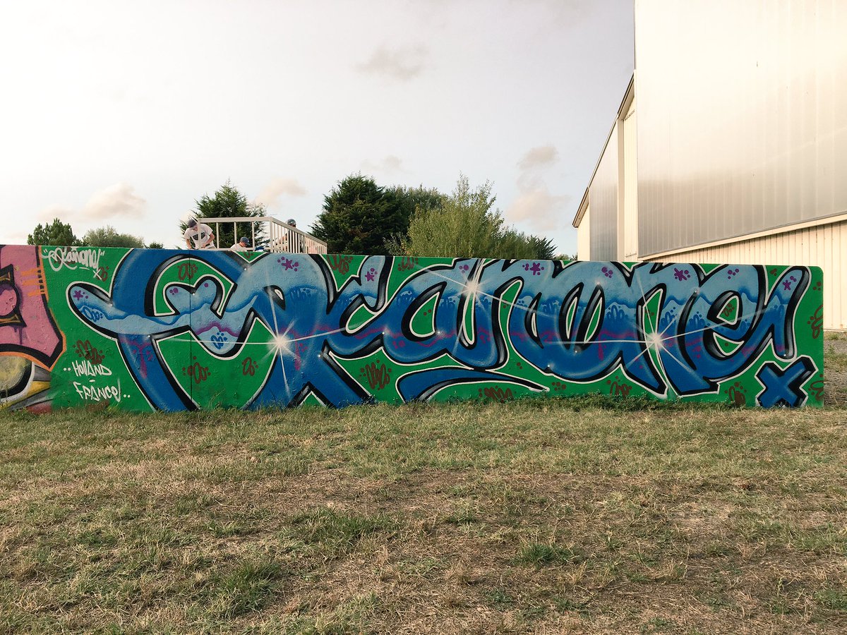JordyVrugt's tweet image. #ScanOne #graffiti #art in #SaintHilaireDeRiez #France #2017
