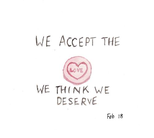 letrasparavivir's tweet photo. "Aceptamos el amor que creemos merecer." https://t.co/5Re89kgAsa