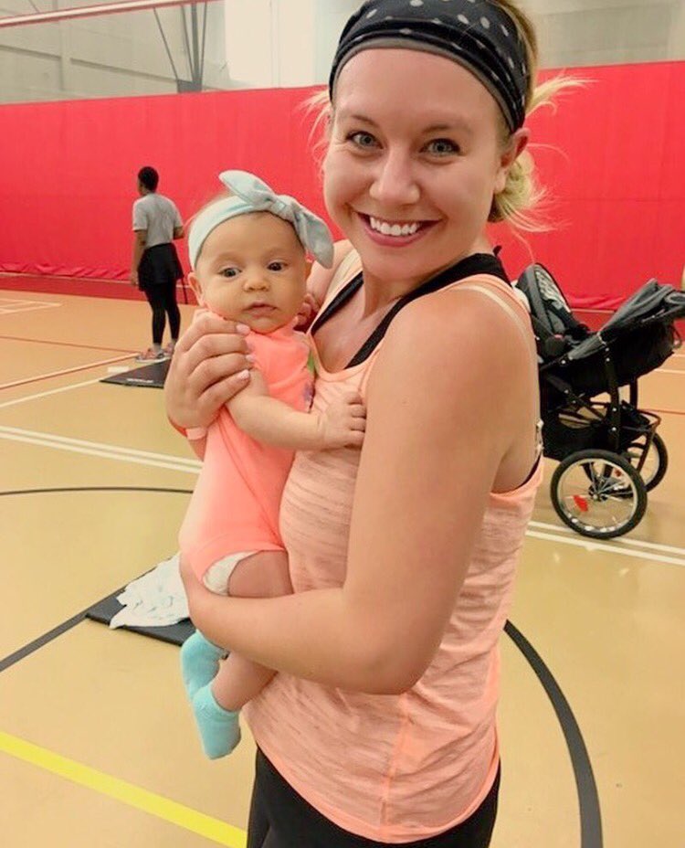 jennahaugan's tweet photo. Baby's 1st #strollercize with my #8weekold this #FitnessFriday 💪🏻#fitmama https://t.co/QRu9j6HOI0